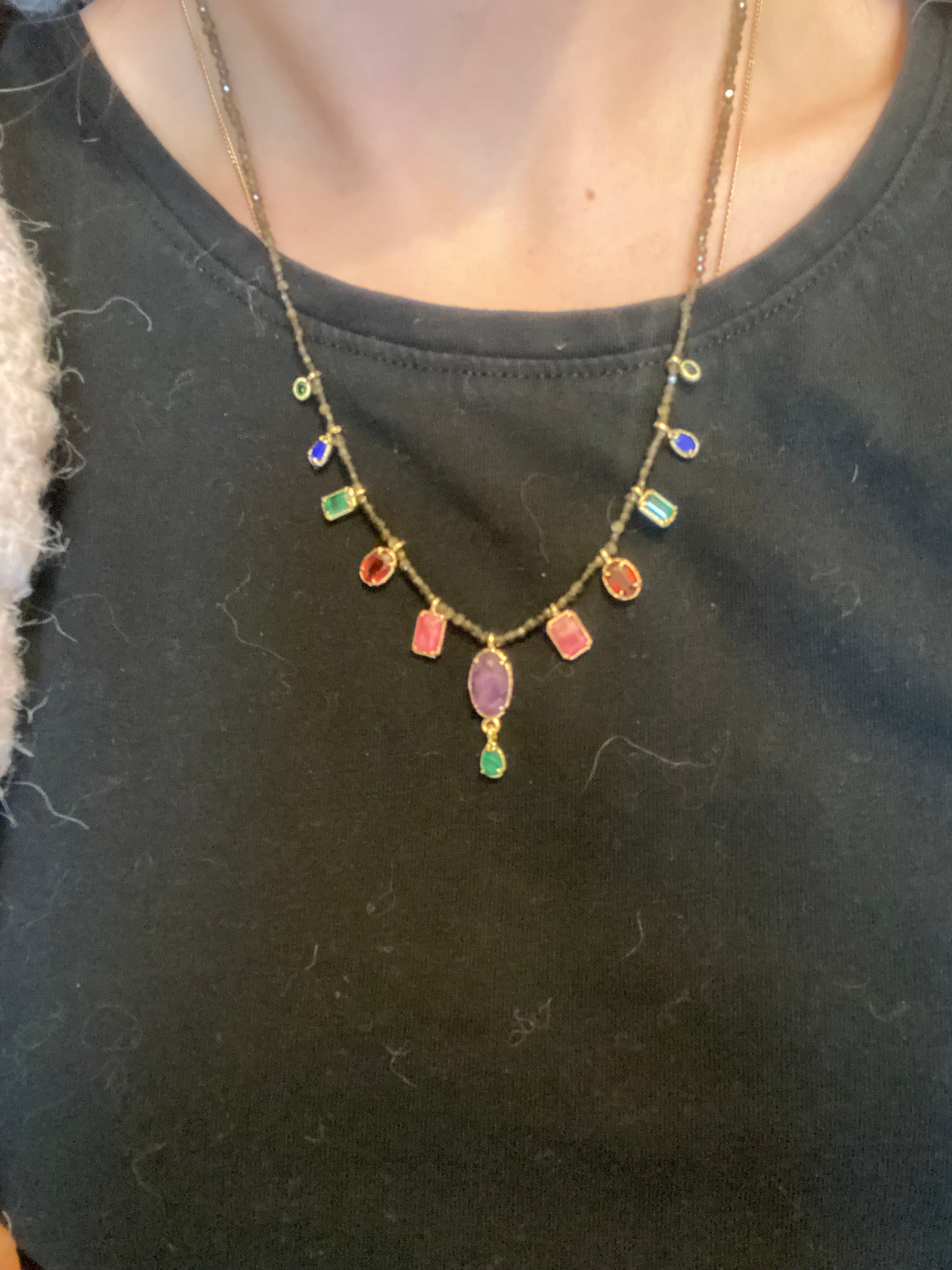 Collier habaha en pierres naturelles