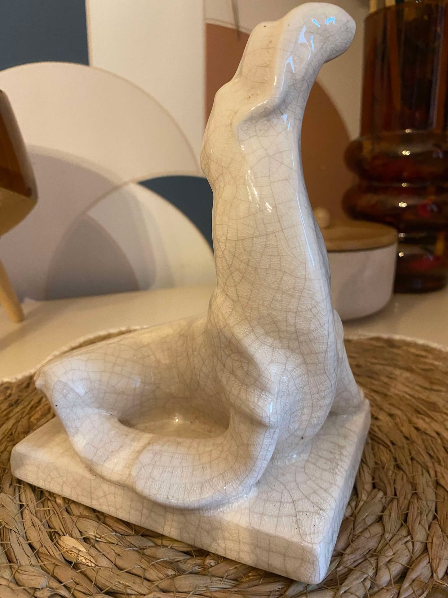 Phoque émaillé vintage