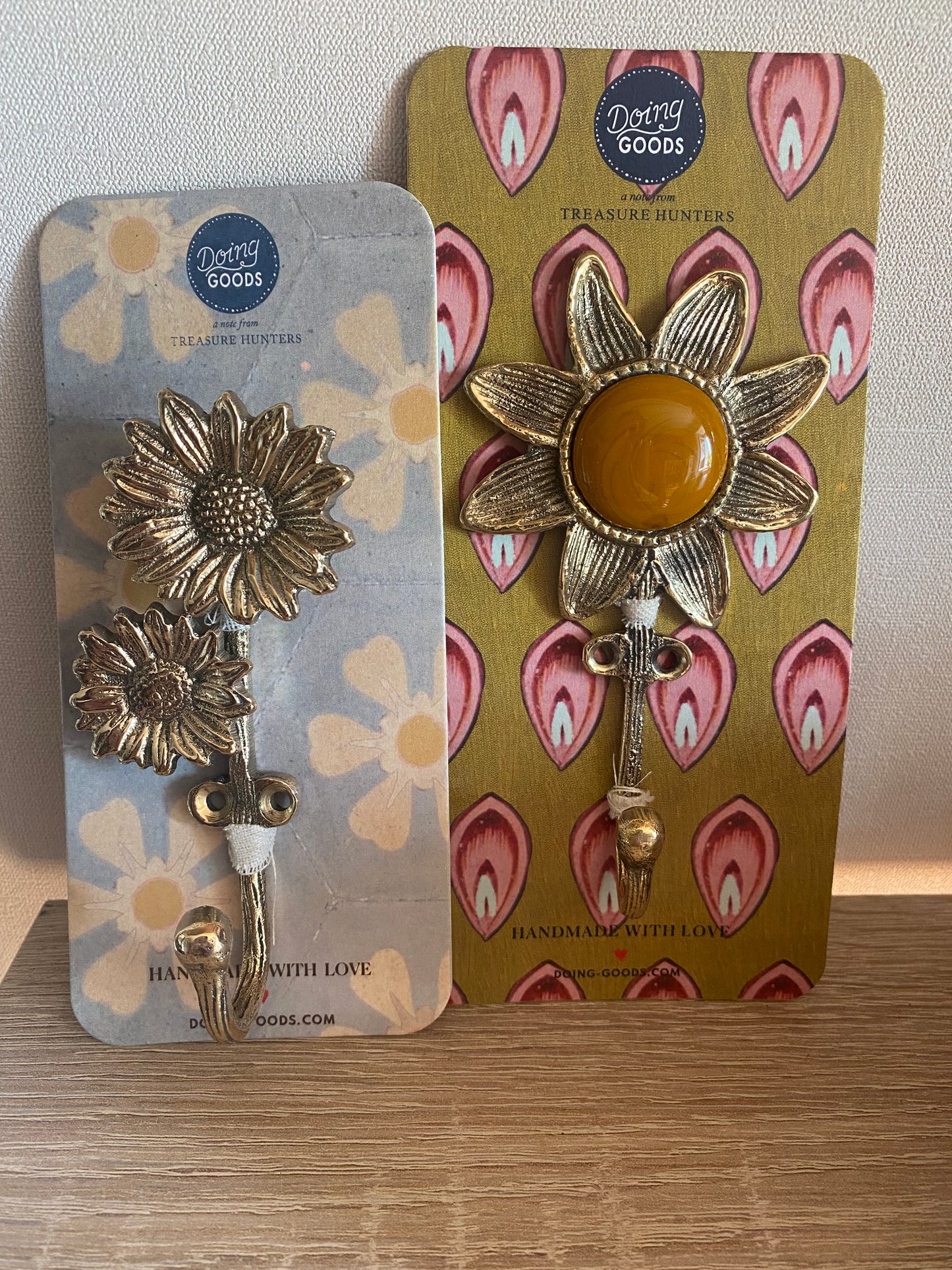 Porte manteau fleur