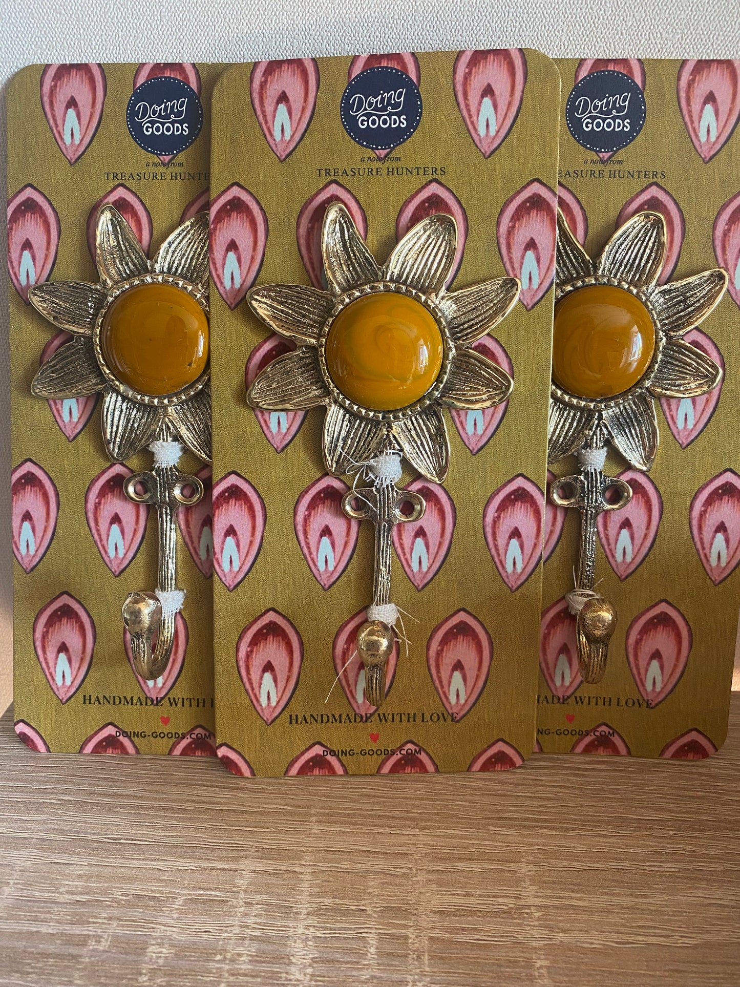 Porte manteau fleur