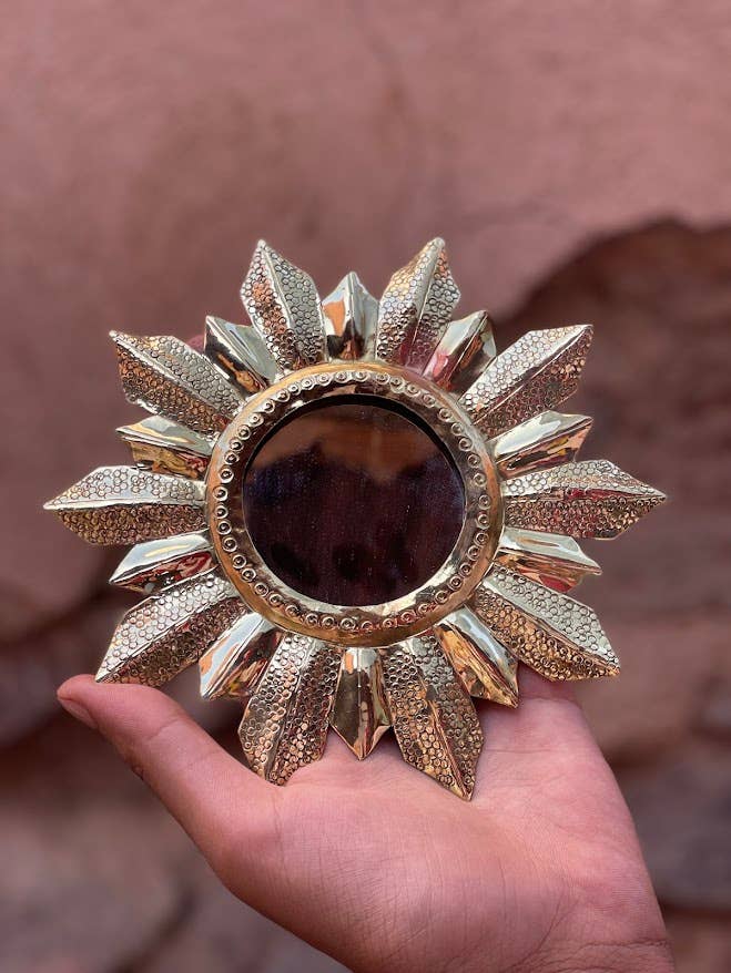Miroir, étoile boréale, bronze