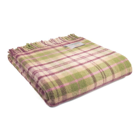 Plaid tweedmill  en pure laine neuve Cottage