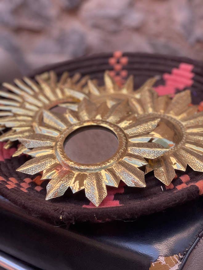 Miroir, étoile boréale, bronze