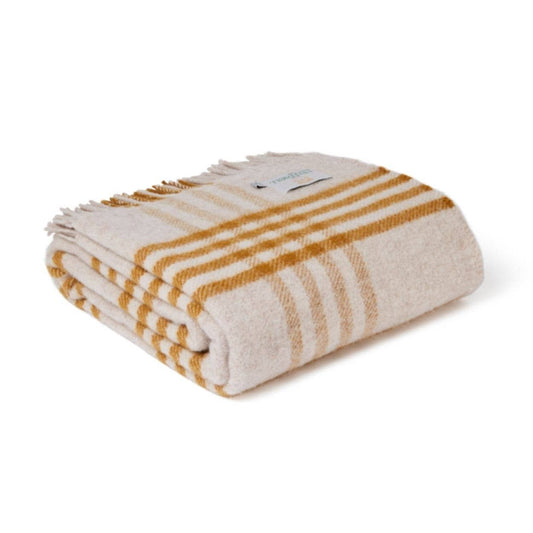 Plaid tweedmill  Hex Check extra grand en pure laine vierge