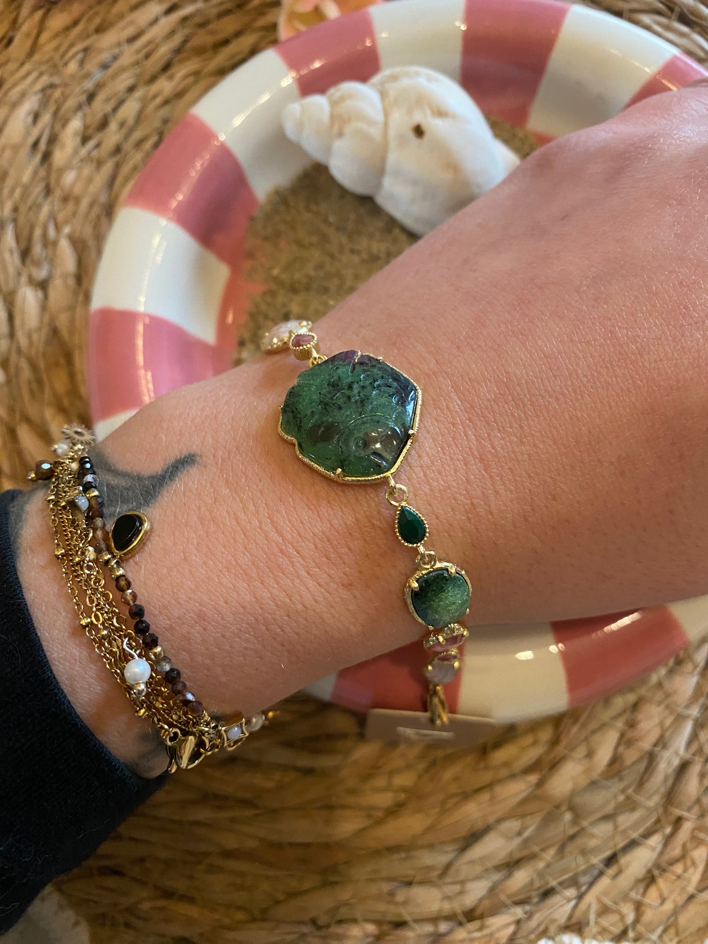 Bracelet habaha en pierres naturelles