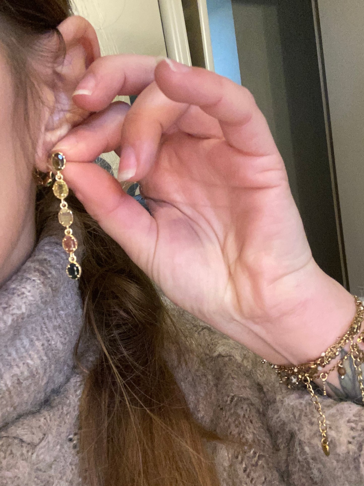 Boucles D’oreilles pendantes habaha