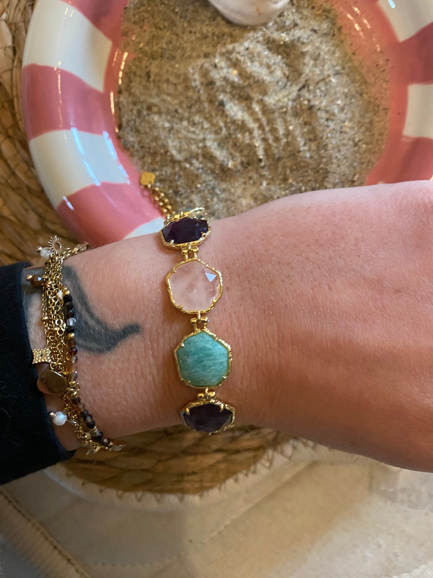 Bracelet habaha en pierres naturelles