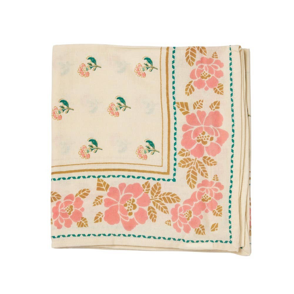 Bonheur du jour  Foulard Indien - Nur Ecru
